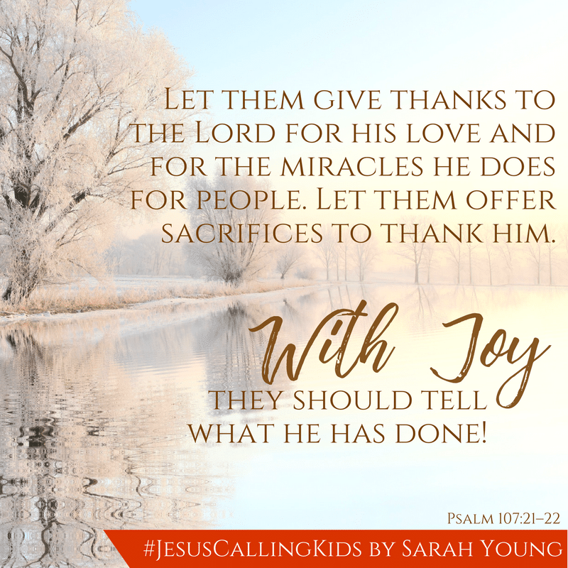 Jesus Calling for Kids passage