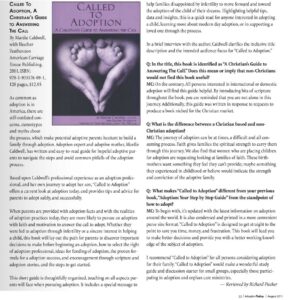 need for Christian adoption