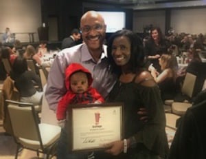 Recent photo of Aaron, Kimberly, and Zachary