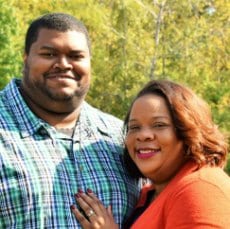 Daniel and Nabintu, during their adoption wait
