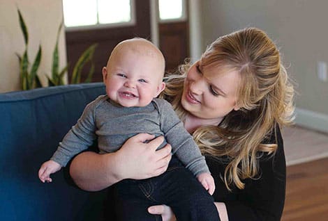 Lifetime adoptive mother Lindsay and her son