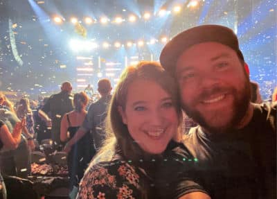Cassie and Jesse at a Thomas Rhett concert