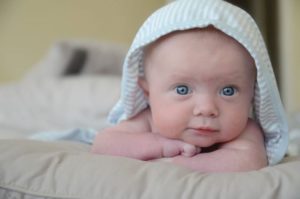 A baby boy adopted through Lifetime Christian Adoption