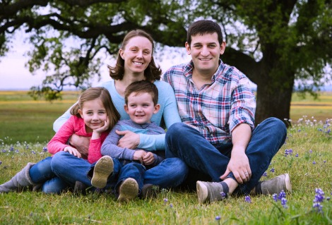 Christian adoptive couple James and Meghan with their children