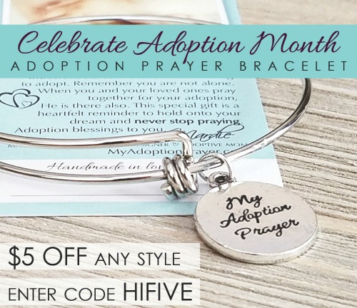 Sale on Adoption Prayer Bracelets for National Adoption Awareness Month!