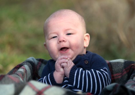 Baby Elijah joined Derek and Jennifer's home through a Christian adoption